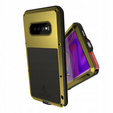 Pouzdro Love Mei pro Samsung Galaxy S10+ Plus, armored with glass, žluté