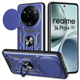 Pouzdro pro Realme 14 Pro+ 5G, CamShield Slide, modré