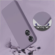 Pouzdro pro Oppo A78 5G, Silicone Lite, fialové