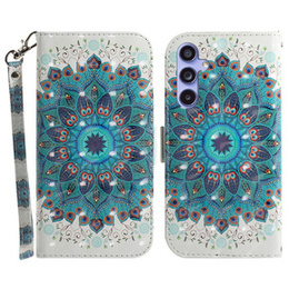 Klopové pouzdro pro Samsung Galaxy A35 5G, Wallet, Mandala Flower