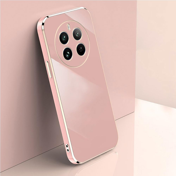 Pouzdro pro Realme 12 Pro 5G / 12 Pro+ 5G, Glamour CamShield, růžové rose gold