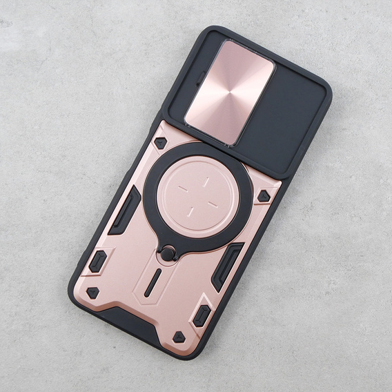 Pancéřové pouzdro pro Infinix Note 12 Pro 4G / Note 12 2023, CamShield Slide, růžové rose gold