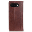 Flipové pouzdro pro Google Pixel 9A, Split Leather, hnědé