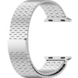 Ocelový náramek pro Apple Watch 1/2/3/4/5/6/7/8/SE/ULTRA 42/44/45/49 MM - stříbrný