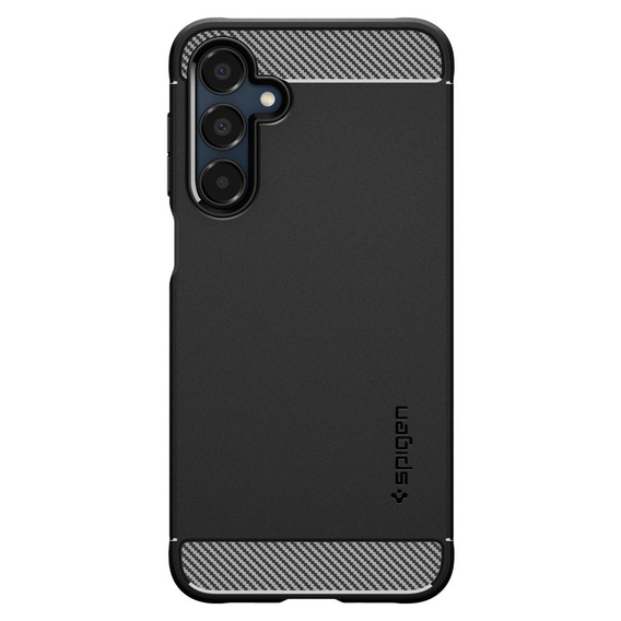 Pouzdro Spigen pro Samsung Galaxy A16 4G/ 5G, Rugged Armor MagSafe, černé + tvrzené sklo 9H