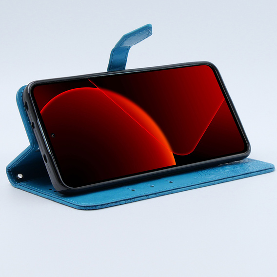 Klopové pouzdro pro Xiaomi 13T / 13T Pro, Mandala, modré