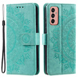 Klopové pouzdro pro Samsung Galaxy A14 4G/5G, Mandala, zelené