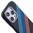 Pouzdro pro iPhone 16 Pro Max, Carbon Fiber MagSafe, námořnicky modré