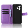 Klopové pouzdro pro Xiaomi Redmi Note 12 4G, Wallet Smart Magnet, fialové