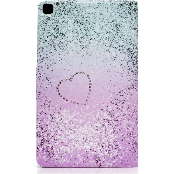 Pouzdro pro Samsung Galaxy Tab A7 Lite 8.7 T220 / T225, Origami, hearts