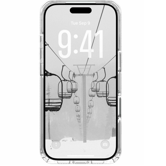 Pouzdro Urban Armor Gear pro iPhone 17 Pro Max, Plyo MagSafe, Ice/White