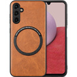 Pouzdro pro Samsung Galaxy A14 5G, Leather Hybrid MagSafe, hnědé