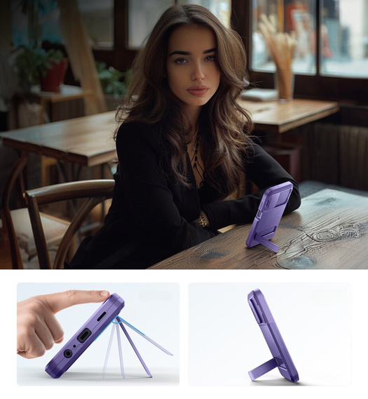 Pouzdro pro Samsung Galaxy A15 5G, Suritch Basic, fialové
