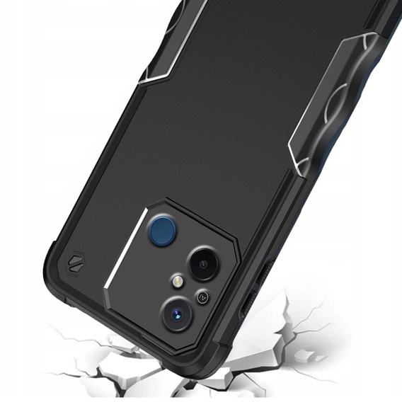 Pancéřové pouzdro pro Xiaomi Redmi 12C, Dual-Layer, černé