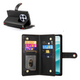 Klopové pouzdro pro Xiaomi Redmi Note 14 Pro 5G / Poco X7 5G, Wallet Zipper Pocket, černé