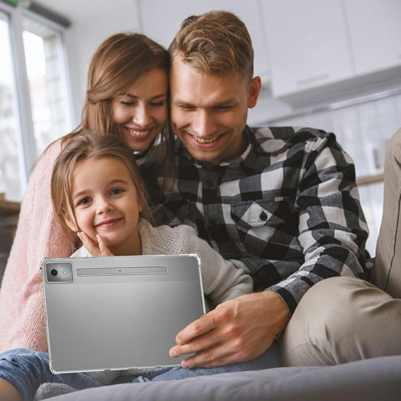 Pouzdro pro Lenovo Idea Tab Pro 12.7", silikonové, průhledné