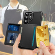Pouzdro pro Samsung Galaxy S25 Ultra, Card Holder Kickstand, černé