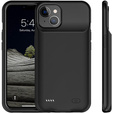 6500mAh bateriové pouzdro pro iPhone 13, černé