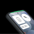 Pouzdro pro Nothing Phone 3A Pro, pro MagSafe, ERBORD Matt Case, černý