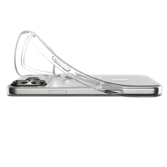 Spigen pouzdro pro iPhone 17 Pro, Liquid Crystal MagSafe, čiré/bílé
