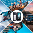 Vodotěsné pouzdro IP68 pro iPhone 16 Pro Max, SHELLBOX MagSafe, černé