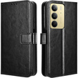 Klopové pouzdro pro Realme 14X / Realme C75, Crazy Horse Wallet, černé