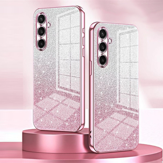 Pouzdro Glitter Case CamShield pro Samsung Galaxy A57 5G, růžové