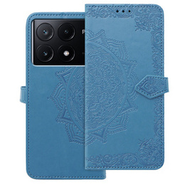 Klopové pouzdro pro Xiaomi Poco X6 Pro 5G, Mandala, růžové rose gold