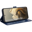 Flipové pouzdro pro Motorola Edge 60 Pro, Wallet Rhombus, modré