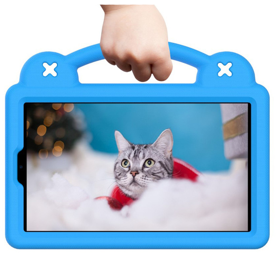 Dětské pouzdro pro Samsung Galaxy Tab A7 Lite 8.7 T220/T225, Cute Patterns, se stojánkem, modré
