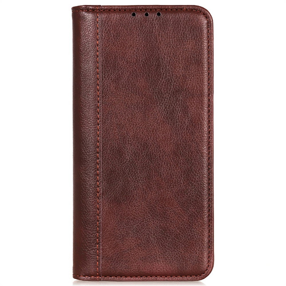 Flipové pouzdro pro Google Pixel 9A, Split Leather, hnědé