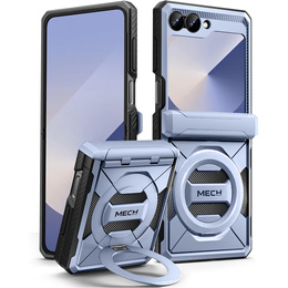Pouzdro Tongate MECH s MagSafe pro Samsung Galaxy Z Flip7 FE / Z Flip6, modré