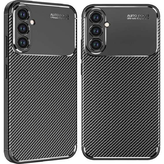 Silikonový obal pro Samsung Galaxy A17 5G, s ochranou fotoaparátu, černý