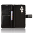 Klopové pouzdro pro Honor 200 Pro 5G, Crazy Horse Wallet, černé