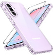 Pouzdro pro Samsung Galaxy A56, Erbord Dropproof, průhledné + sklo
