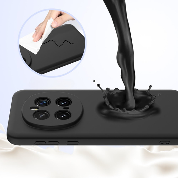 Pouzdro pro Honor Magic7 Pro 5G, Silicone MagSafe, černé