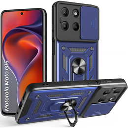 Pouzdro pro Motorola Moto G15 / Motorola Moto G15 Power, CamShield Slide, modré