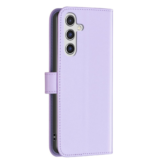 Klopové pouzdro pro Samsung Galaxy A55 5G,BINFEN Wallet, fialové