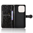 Flipové pouzdro pro Xiaomi Redmi Note 14 4G, Wallet Rhombus, černé
