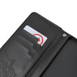 Klopové pouzdro pro Oppo A58 4G, Mandala, černé