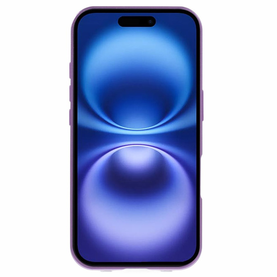 Pouzdro pro iPhone 16, Magnetic Dual Glass, fialové