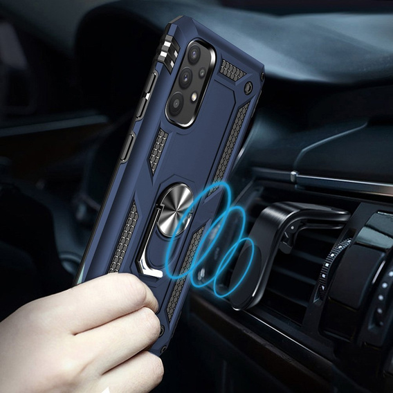 Pancéřové pouzdro pro Samsung Galaxy A72 5G, Nox Case Ring, modré