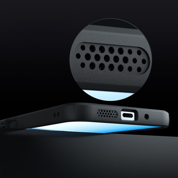 Matné pouzdro pro Xiaomi Redmi 15 5G / 4G, pro MagSafe, průsvitné černé
