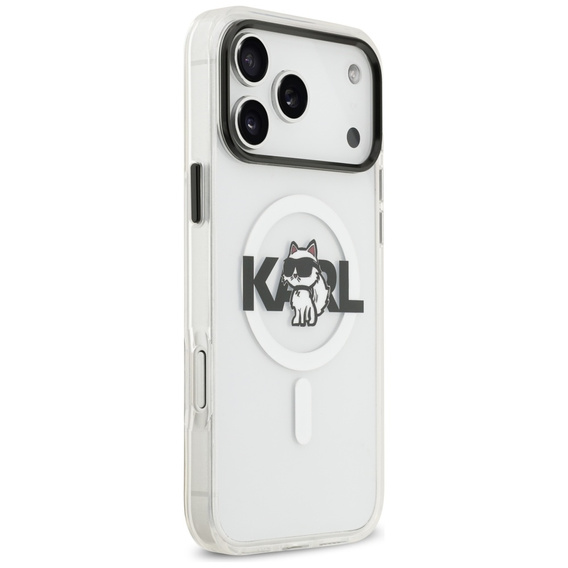Pouzdro Karl Lagerfeld IML Choupette MagSafe pro iPhone 17 Pro