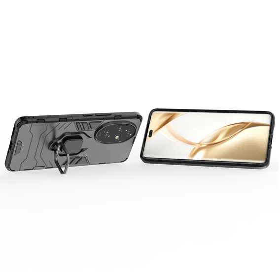 Pouzdro pro Honor 200 Pro 5G, Kickstand Ring, černé