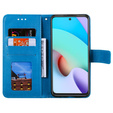 Klopové pouzdro pro Xiaomi Redmi 10, Mandala, modré