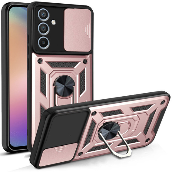 Pouzdro pro Samsung Galaxy A54 5G, CamShield Slide, růžové