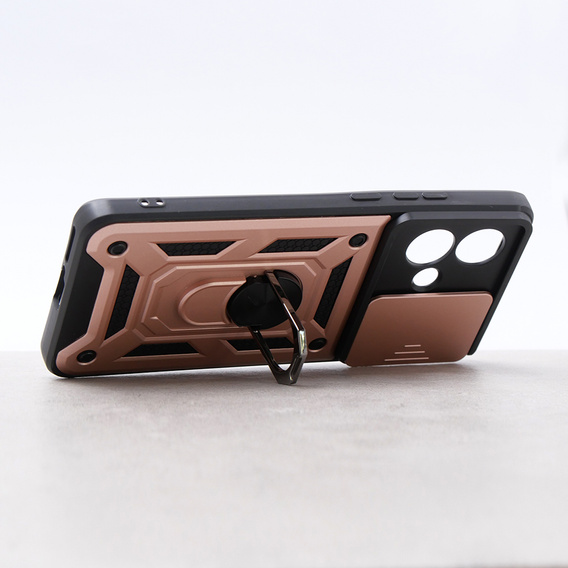 Pouzdro pro Motorola Edge 40 Neo, CamShield Slide, růžové rose gold