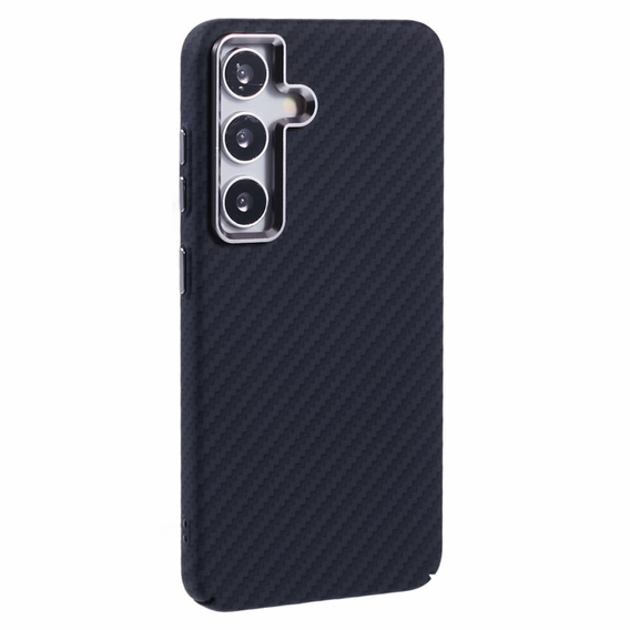 Pouzdro pro Samsung Galaxy S25+ Plus, Carbon Fiber MagSafe, černé