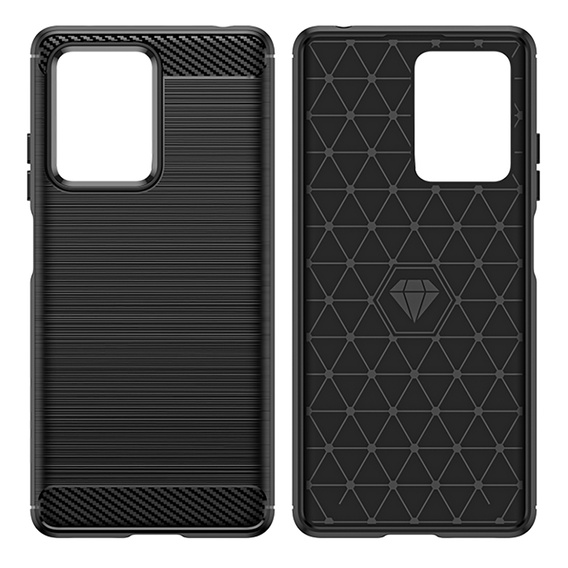 Pouzdro pro Xiaomi Poco X5 Pro 5G, Carbon, černé